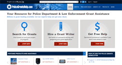 Desktop Screenshot of policegrantshelp.com